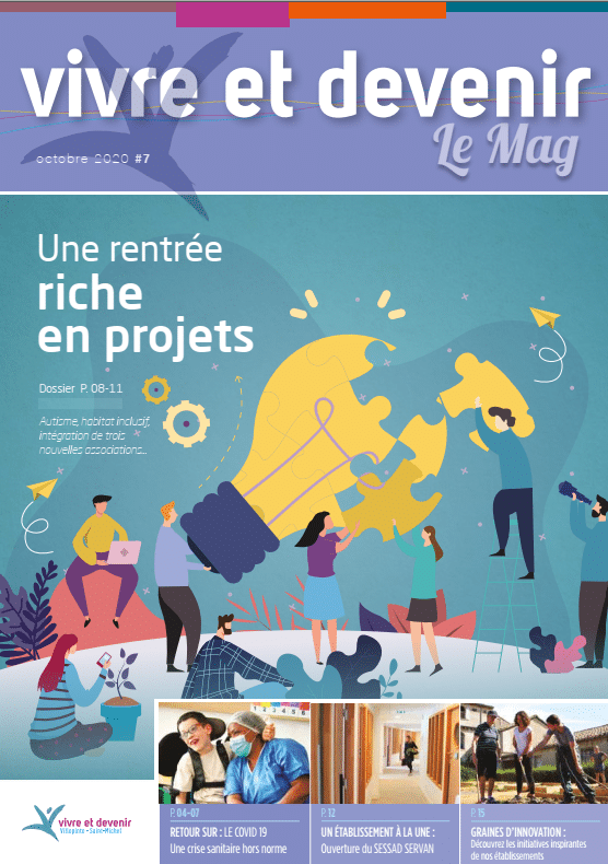 Couverture Vivre et devenir Le Mag octobre 2020