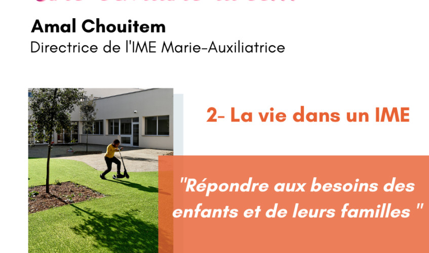 Photo de couverture une semaine avec Amal Chouitem, la vie dans un IME