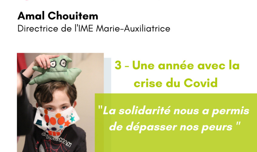 Photo de couverture une semaine avec Amal Chouitem, une année avec la crise Covid