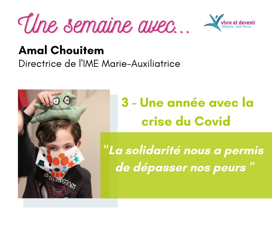 Photo de couverture une semaine avec Amal Chouitem, une année avec la crise Covid