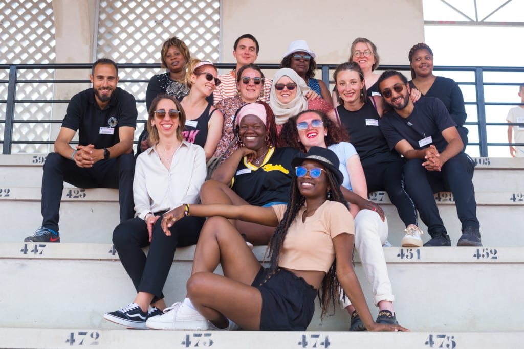 Equipe d'organisation des Olympiades de Cap intégration Marne