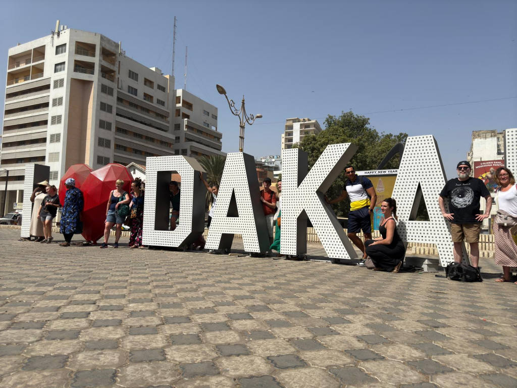 La délégation de Côté cours à Dakar