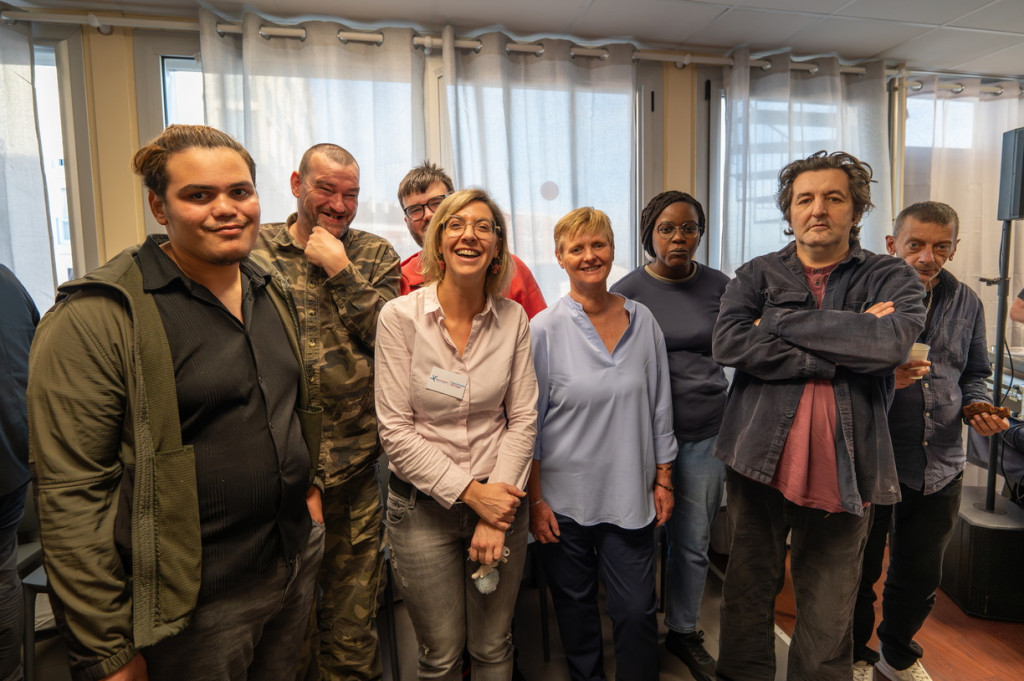 Professionnels et locataires de la résidence Urban'Klusion au Havre